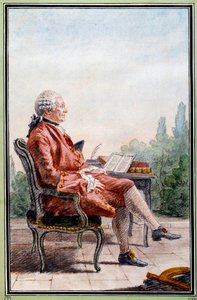 Portrait of Charles Marie de La Condamine, explorer and a French scientist