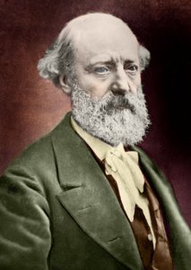Portrait of the Architect Eugene Viollet-le-Duc (1814-1879) by (1820 1910) (after) Nadar