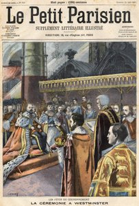 The coronation of Edward VII in Westminster. Cover of 