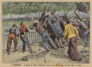 Winemakers Revolt in the French Midi by (after) Carrey
