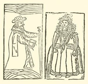 Illustration for The Roxburghe Ballads (woodcut) by (after) English School