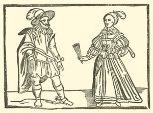 Illustration for The Roxburghe Ballads (woodcut) by (after) English School