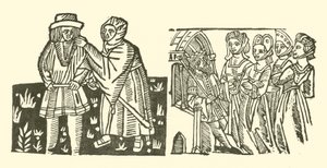 Illustration for The Roxburghe Ballads (woodcut) by (after) English School