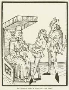 Raymondin asks a boon of the Earl by (after) English School