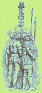 Roman soldiers, illustration for 