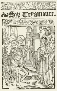 Sir Tryamoure (engraving) by (after) English School