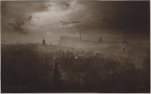 Auld Reekie by (after) English photographer