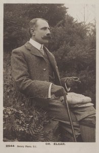 Sir Edward Elgar, English composer by (after) English photographer