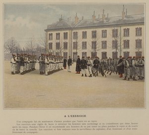 At the Exercise by (after) French Photographer