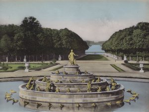 Basin of Latona (coloured photo)