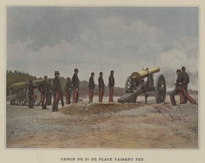 24-Pounder Cannon Firing by (after) French Photographer