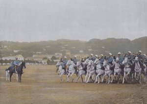 Light Cavalry (coloured photo) by (after) French Photographer