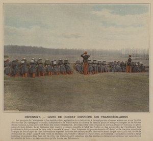 Defensive, Line of Combat Behind the Trenches by (after) French Photographer