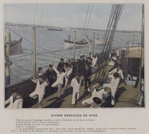 Various Boxing Exercises by (after) French Photographer
