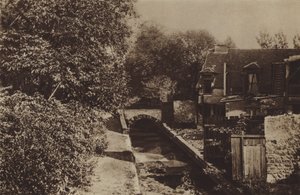 The Bievre near the Julienne Pavilion by (after) French Photographer