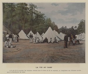 Life at the Camp by (after) French Photographer