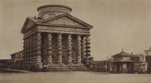 The Star Barrier in 1860, with the Octroi Pavilion of Ledoux by (after) French Photographer