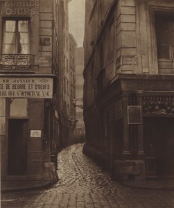 Rue Tirechape, taken from Rue Saint-Honore, demolished for Rue du Pont-Neuf by (after) French Photographer