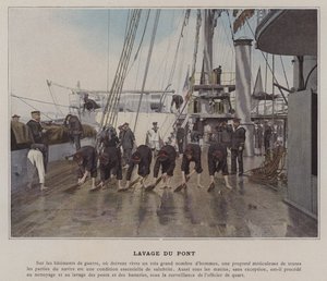 Deck Washing by (after) French Photographer