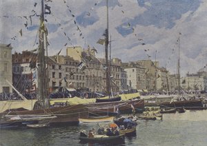 Le Havre, Basins on a Festival Day by (after) French Photographer