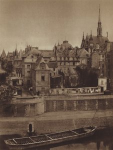 Palace of Justice, View from Orfevres Quay in 1862