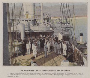 The Postmaster, Letter Distribution by (after) French Photographer