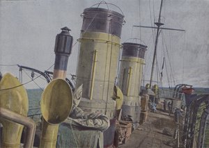 The Rolling on Board a Battleship by (after) French Photographer