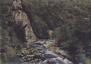 The Gorges of the Cere between Siran and Lamativie by (after) French Photographer
