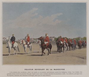 Platoon Returning from Maneuver by (after) French Photographer