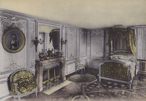 Little Trianon, Marie-Antoinette Bedroom by (after) French Photographer
