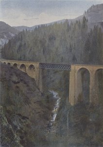 Railway Bridge at Liorant by (after) French Photographer