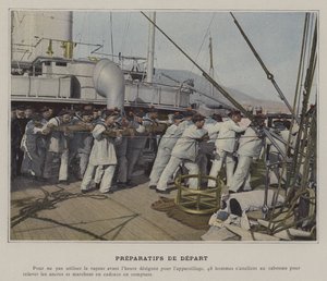 Departure Preparations by (after) French Photographer