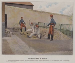 Prisoners at Biribi by (after) French Photographer