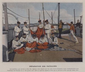 Repairing the Flags by (after) French Photographer