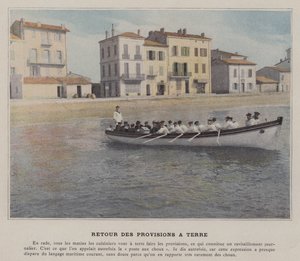 Return of Provisions to Land by (after) French Photographer