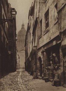 Rue des Carmes and rue Valette by (after) French Photographer