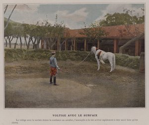 Vaulting with the Surcingle by (after) French Photographer