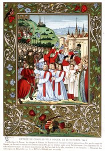 Entrance of Charles VII in Rouen, October 26 by (after) French School
