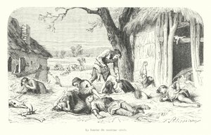 Famine in Europe by (after) French School