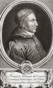 Francisco Jiménez de Cisneros. Portrait by (after) French School