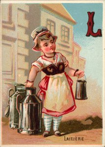 L for Laitiere (Dairy Worker)