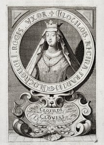 Portrait of Queen Clotilde by (after) French School
