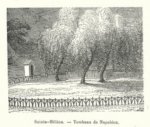 Sainte-Helene, Tombeau de Napoleon by (after) French School