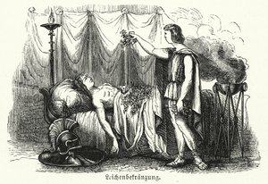 Ancient Greek funerary ritual by (after) German School