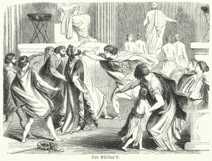 Death of Philip II of Macedon by (after) German School