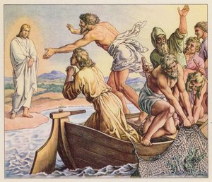Jesus Appearing to His Disciples by (after) German School