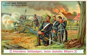 Prayer During the Battle by (after) German School