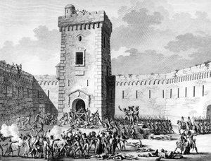 Jacobins stop in Marseille and Aubagne locked in Fort Saint John in Marseille and massacres by royalists on 17 Prairial An III (June 5)