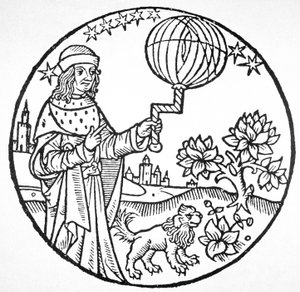 Ideal Portrait of Aristotle (384-322 BC), Copy of an Illustration from 