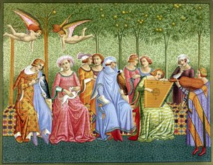 The dream of life - fresco by Orcagna